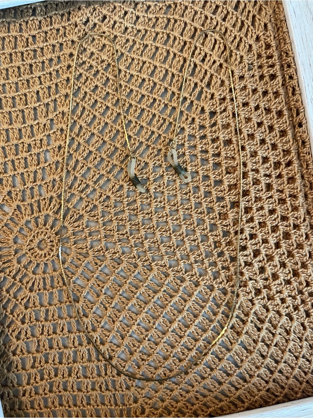 Delicate Gold-Tone Eyeglass Chain